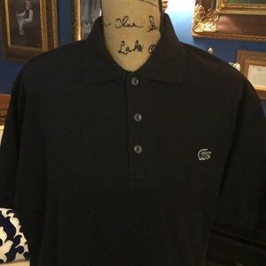 Lacoste polo pullover short sleeve black XL